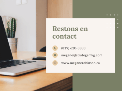 Mégane Robinson, Marketing Digital