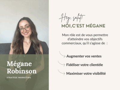 Mégane Robinson, Marketing Digital