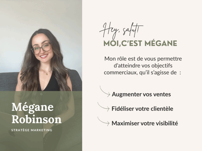 Mégane Robinson, Marketing Digital