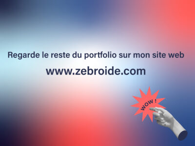 Atelier Zébroïde, graphisme hybride par Marie-ève