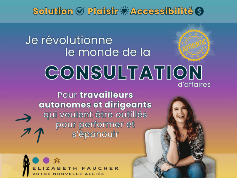 Consultante, formatrice et gestionnaire de projets
